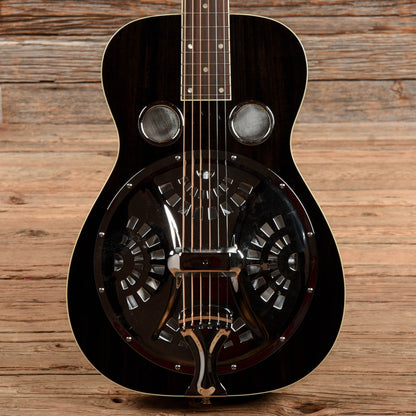 Regal RD-52 Square Neck Resonator Transparent Black Acoustic Guitars / Resonator