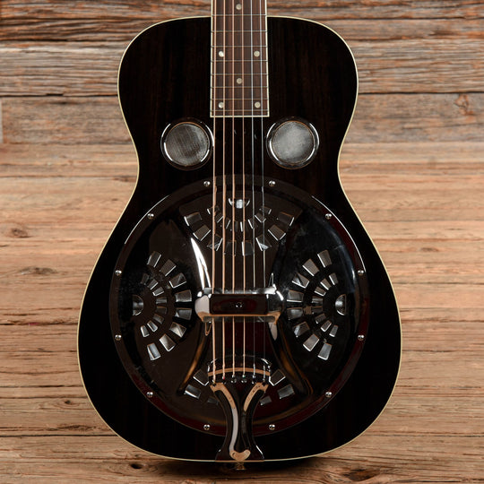 Regal RD-52 Square Neck Resonator Transparent Black Acoustic Guitars / Resonator