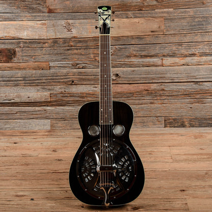 Regal RD-52 Square Neck Resonator Transparent Black Acoustic Guitars / Resonator