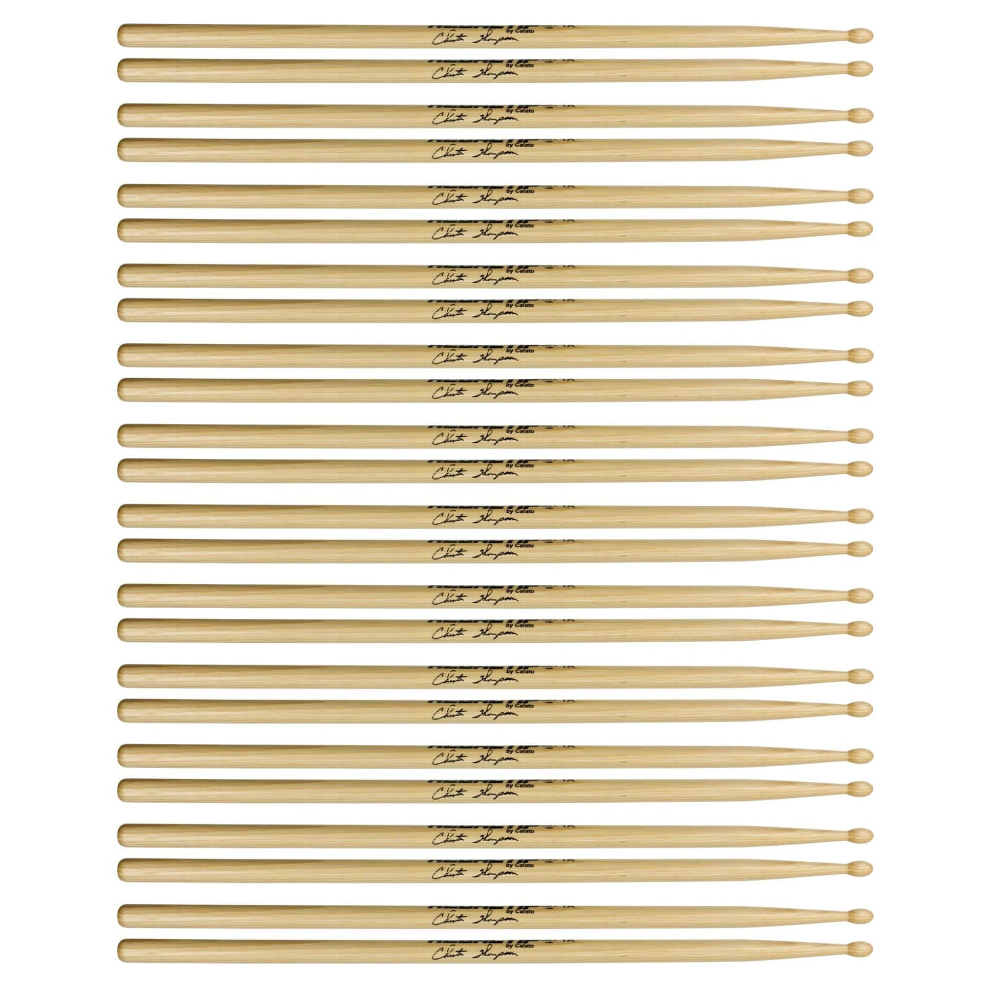 Regal Tip 1A Chester Thompson Wood Tip Drum Sticks (12 Pair Bundle) Drums and Percussion / Parts and Accessories / Drum Sticks and Mallets