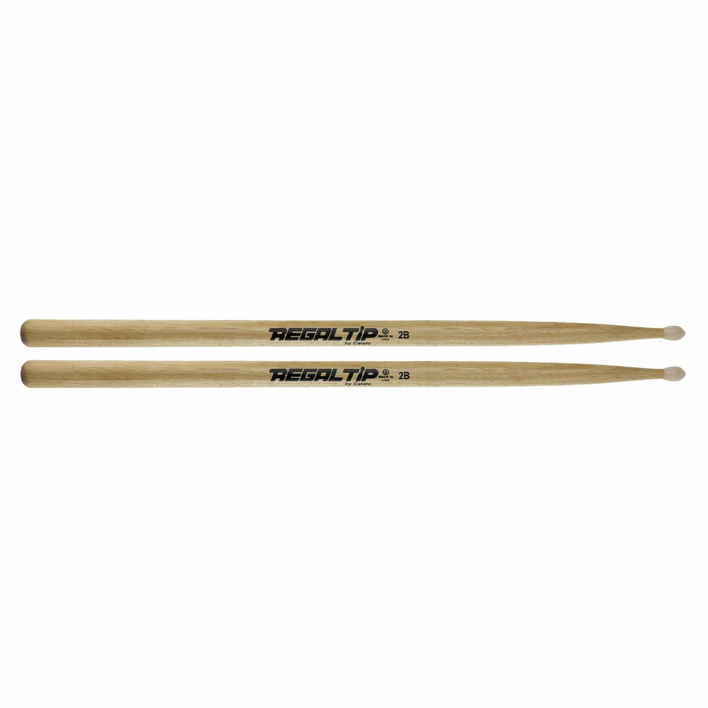 Regal Tip 2B Hickory Nylon Tip Drum Sticks Drums and Percussion / Parts and Accessories / Drum Sticks and Mallets