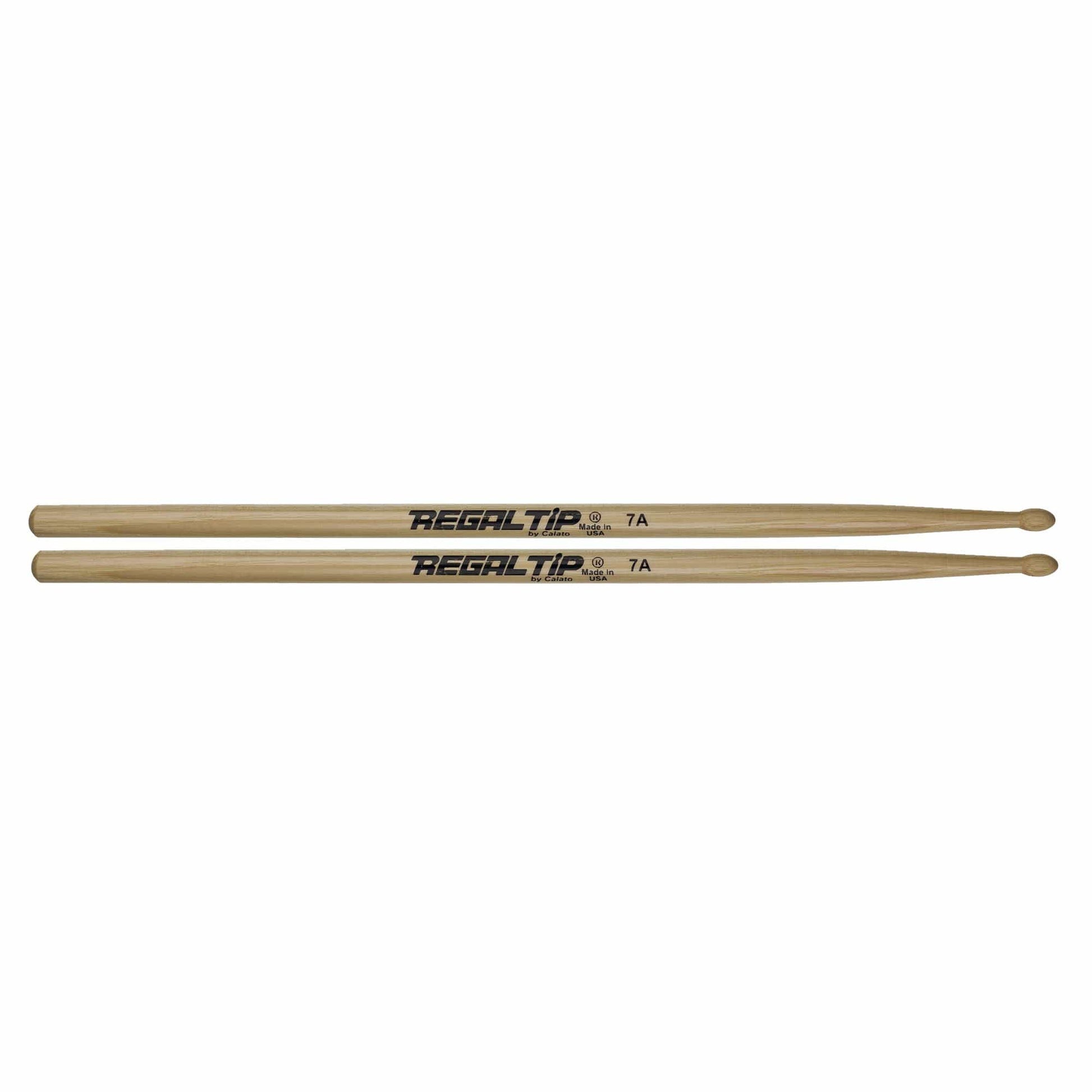 Regal Tip 7A Hickory Wood Tip Drum Sticks Drums and Percussion / Parts and Accessories / Drum Sticks and Mallets