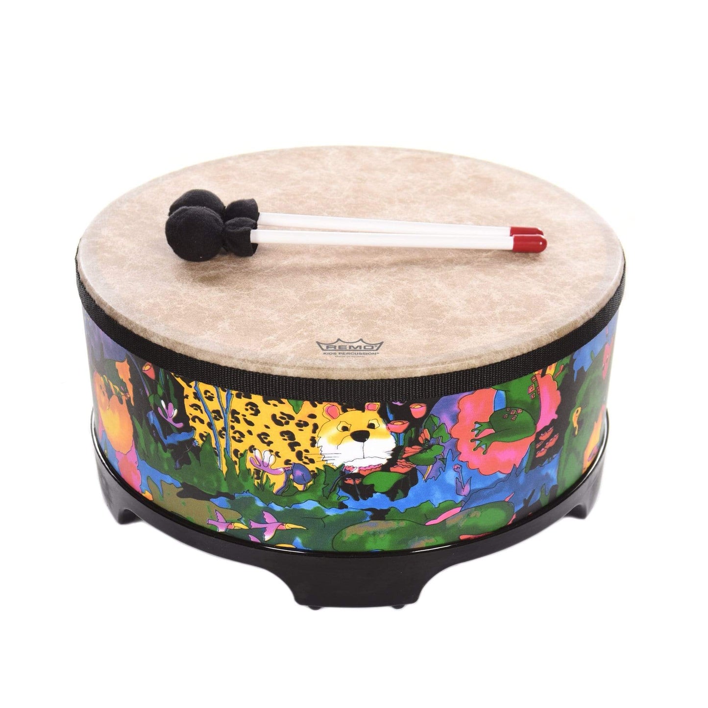 Remo Kids Percussion 8x16 Gathering Drum Fabric Rain Forest Drums and Percussion / Auxiliary Percussion