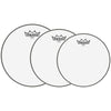 Remo 10/12/14" Emperor Clear Drumhead (3 Pack Bundle) Drums and Percussion / Parts and Accessories / Heads