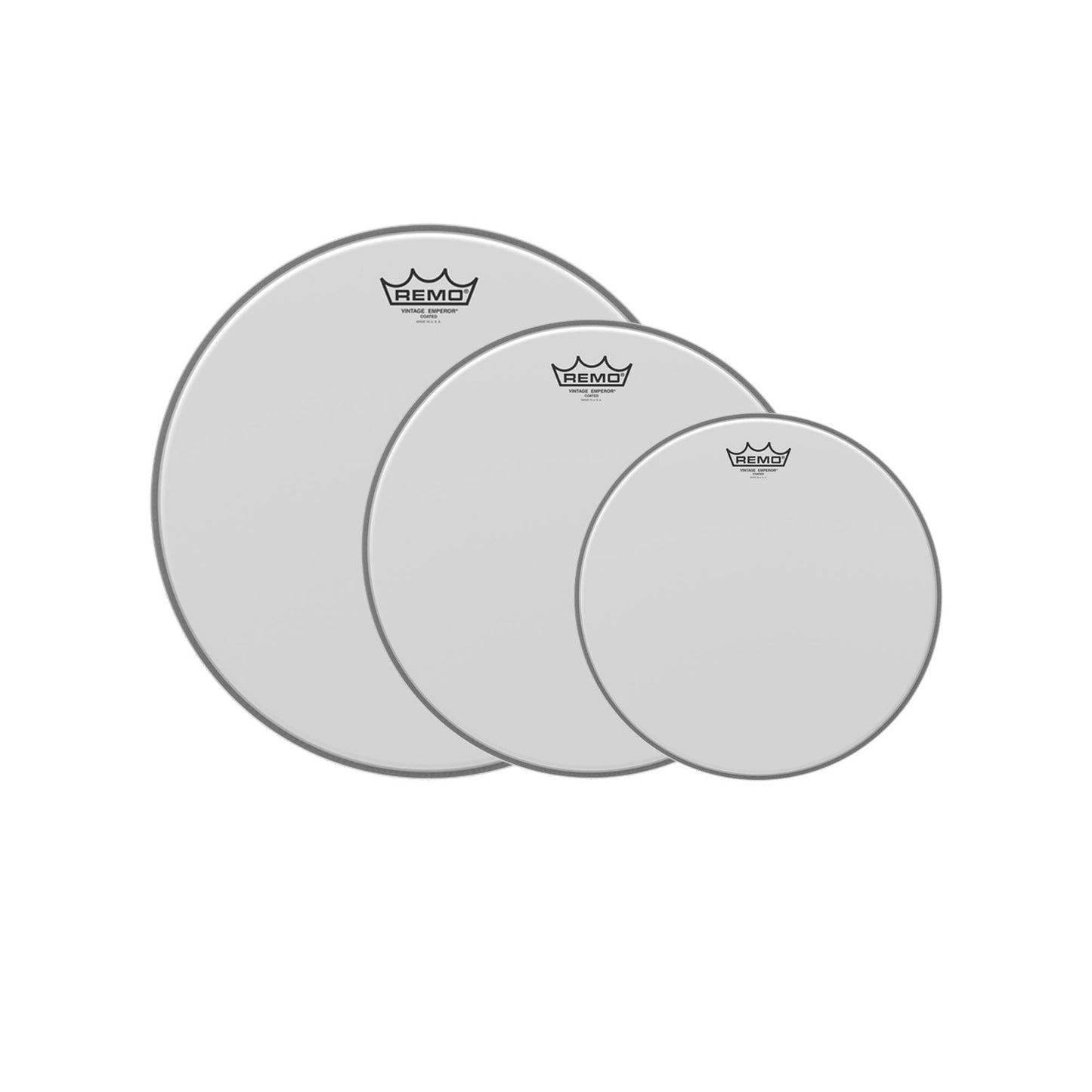 Remo 10/12/14" Vintage Emperor Coated Drumhead (3 Pack Bundle) Drums and Percussion / Parts and Accessories / Heads