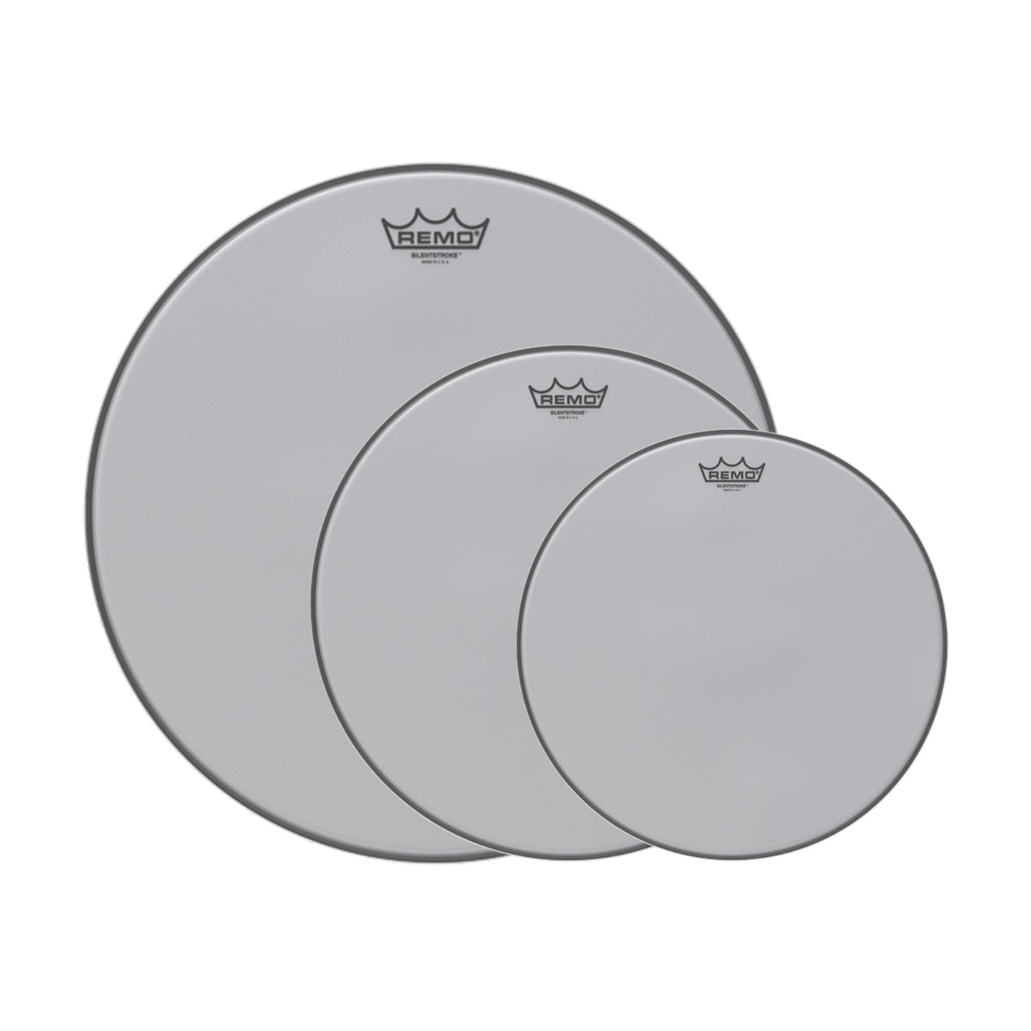 Remo 10/12/16" Silentstroke Drumhead (3 Pack Bundle) Drums and Percussion / Parts and Accessories / Heads