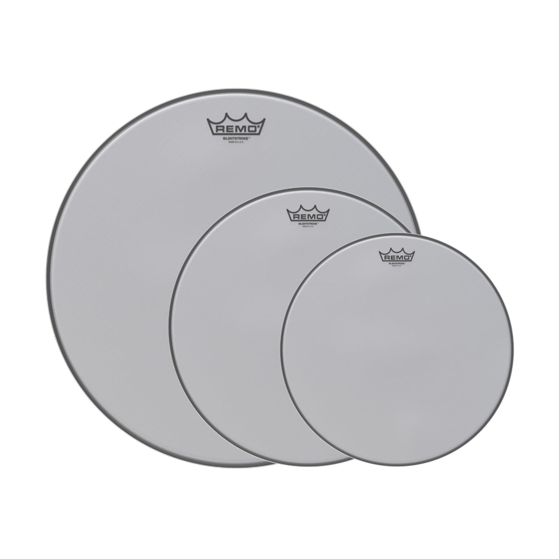 Remo 10/12/16" Silentstroke Drumhead (3 Pack Bundle) Drums and Percussion / Parts and Accessories / Heads