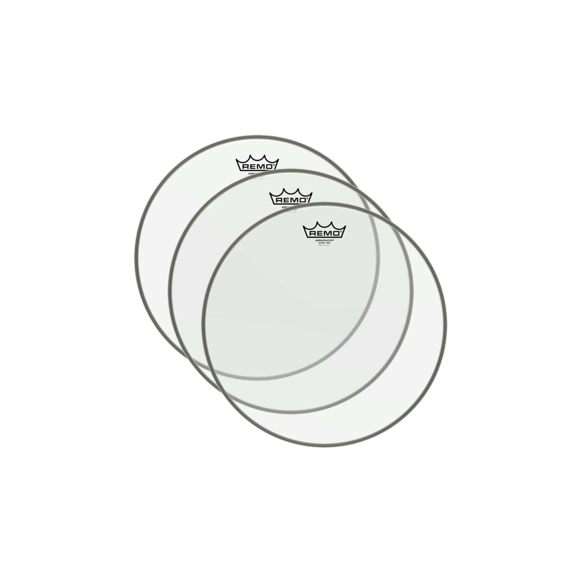 Remo 10" Ambassador Hazy Snare Side Drumhead (3 Pack Bundle) Drums and Percussion / Parts and Accessories / Heads