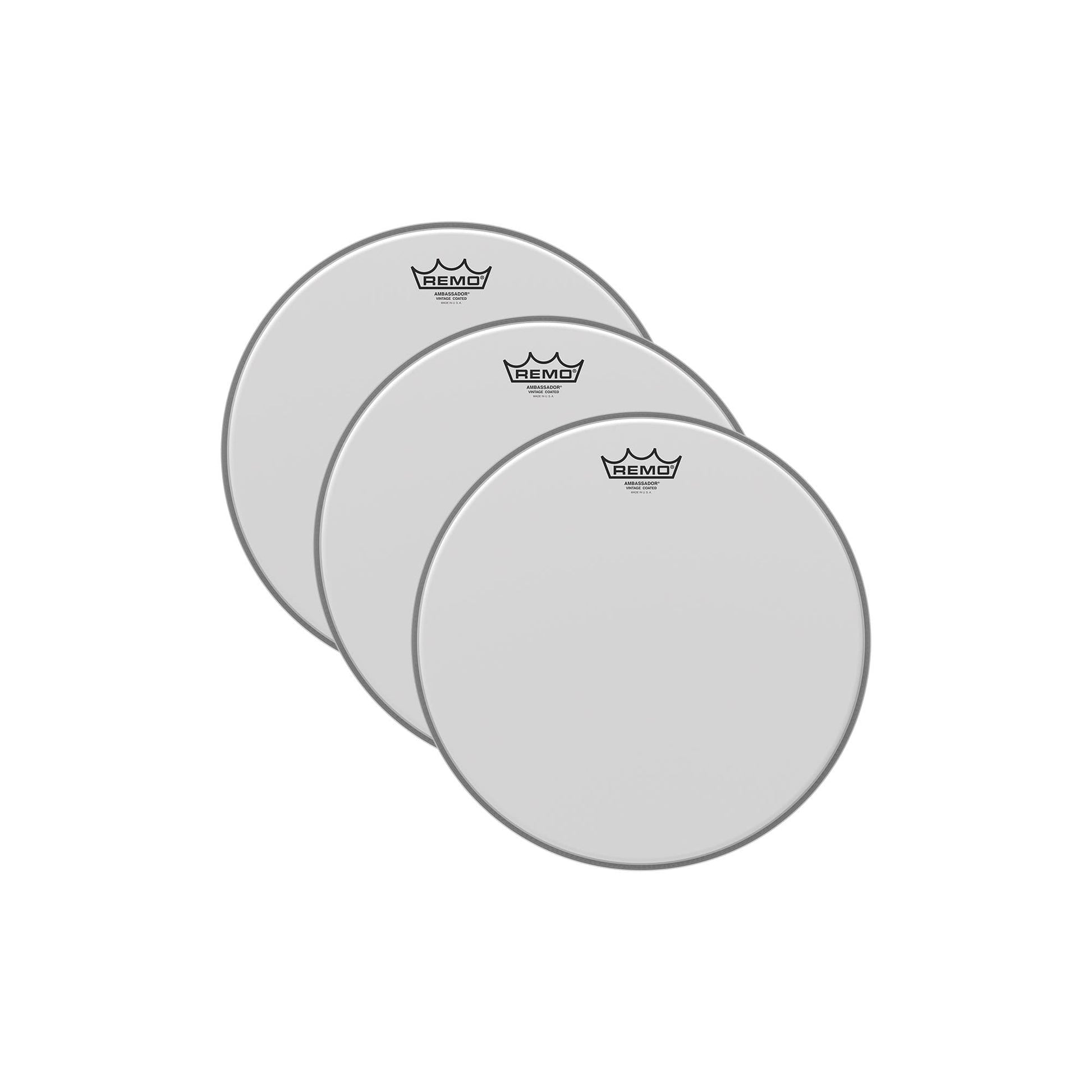 Remo 10" Ambassador Vintage Coated Drumhead (3 Pack Bundle) Drums and Percussion / Parts and Accessories / Heads