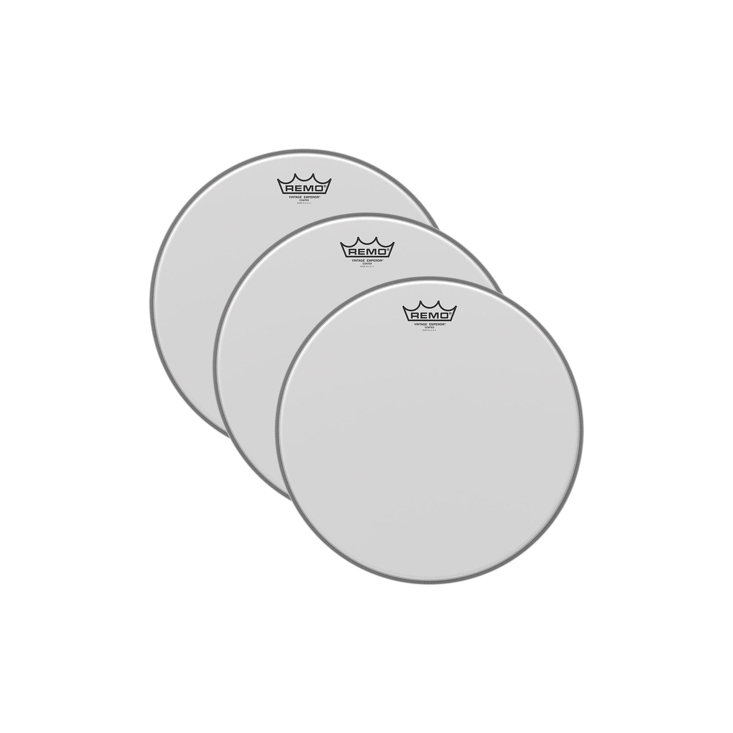 Remo 10" Emperor Vintage Coated Drumhead (3 Pack Bundle) Drums and Percussion / Parts and Accessories / Heads