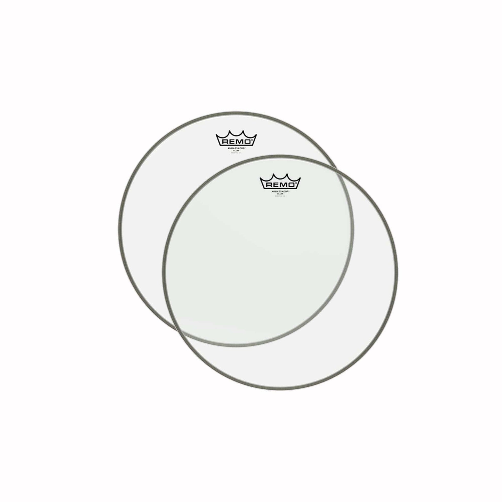 Remo 11" Ambassador Clear Drumhead (2 Pack Bundle) Drums and Percussion / Parts and Accessories / Heads