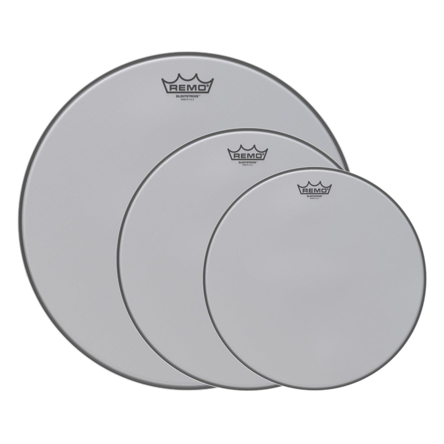 Remo 12/14/18" Silentstroke Drumhead (3 Pack Bundle) Drums and Percussion / Parts and Accessories / Heads
