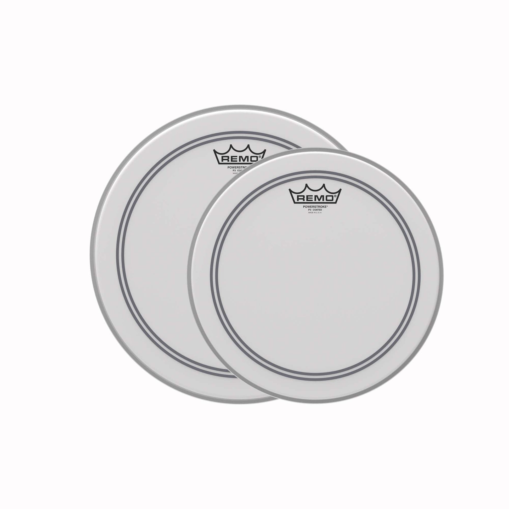 Remo 12/14" Powerstroke 3 Coated Drumhead (2 Pack Bundle) Drums and Percussion / Parts and Accessories / Heads