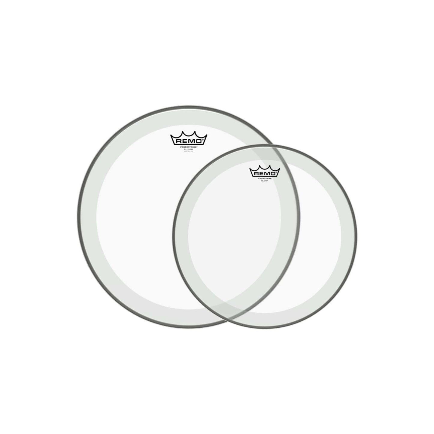 Remo 12/14" Powerstroke 4 Clear Drumhead (2 Pack Bundle) Drums and Percussion / Parts and Accessories / Heads