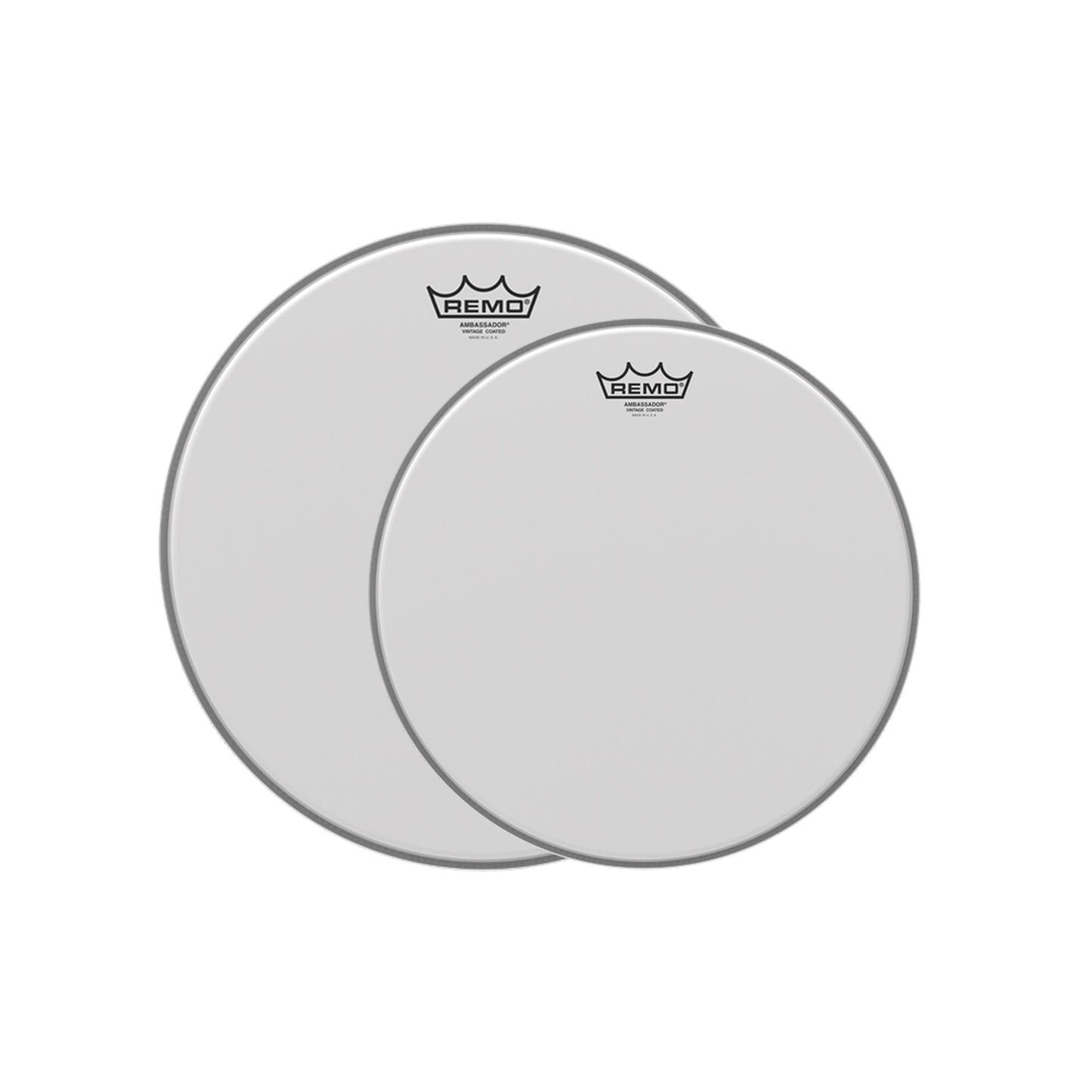 Remo 12/14" Vintage Ambassador Coated Drumhead (2 Pack Bundle) Drums and Percussion / Parts and Accessories / Heads