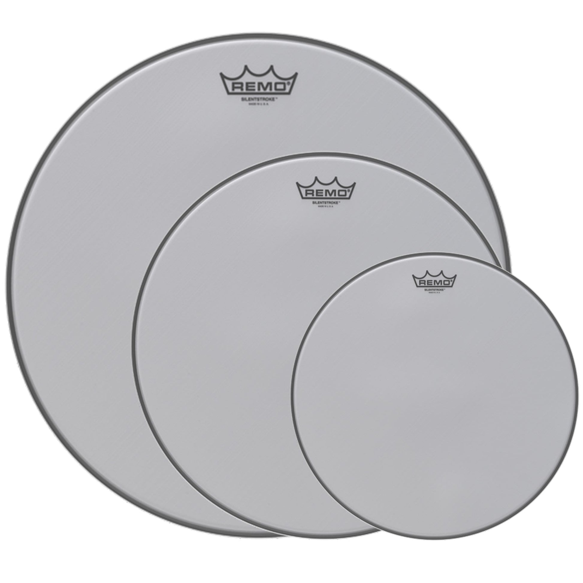 Remo 12/16/22" Silentstroke Drumhead (3 Pack Bundle) Drums and Percussion / Parts and Accessories / Heads