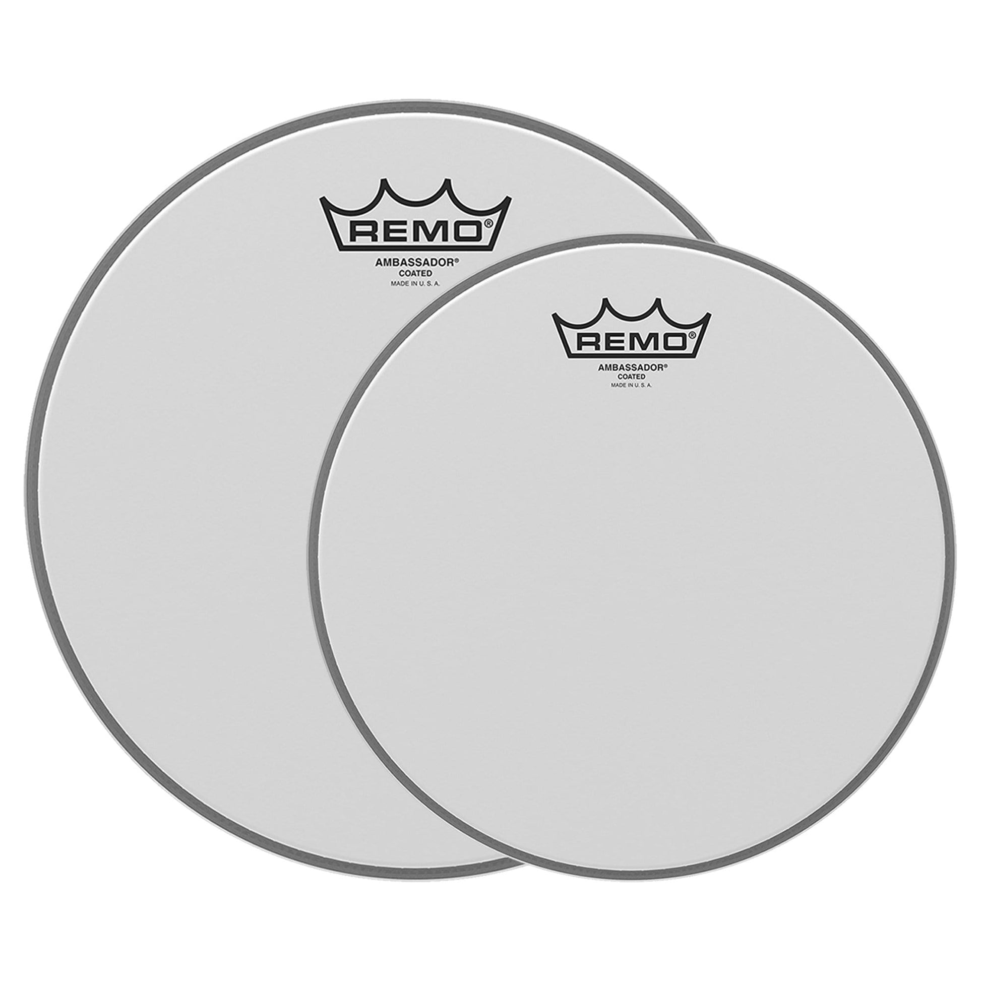 Remo 12/16" Ambassador Coated Drumhead (2 Pack Bundle) Drums and Percussion / Parts and Accessories / Heads