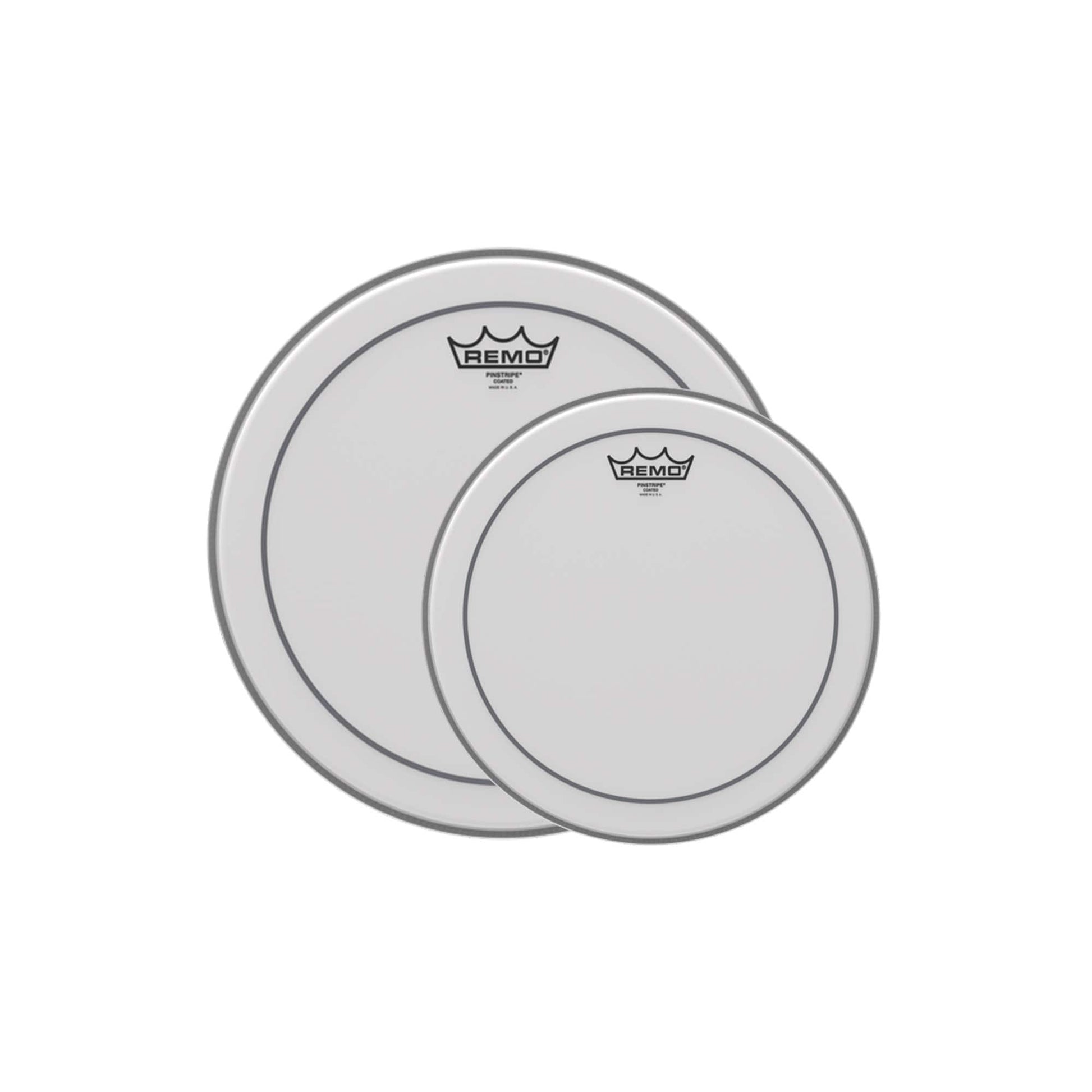 Remo 12/16" Pinstripe Coated Drumhead (2 Pack Bundle) Drums and Percussion / Parts and Accessories / Heads