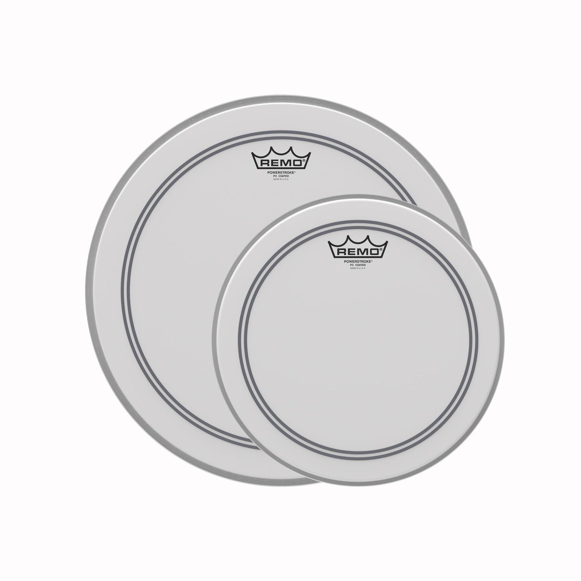 Remo 12/16" Powerstroke 3 Coated Drumhead (2 Pack Bundle) Drums and Percussion / Parts and Accessories / Heads