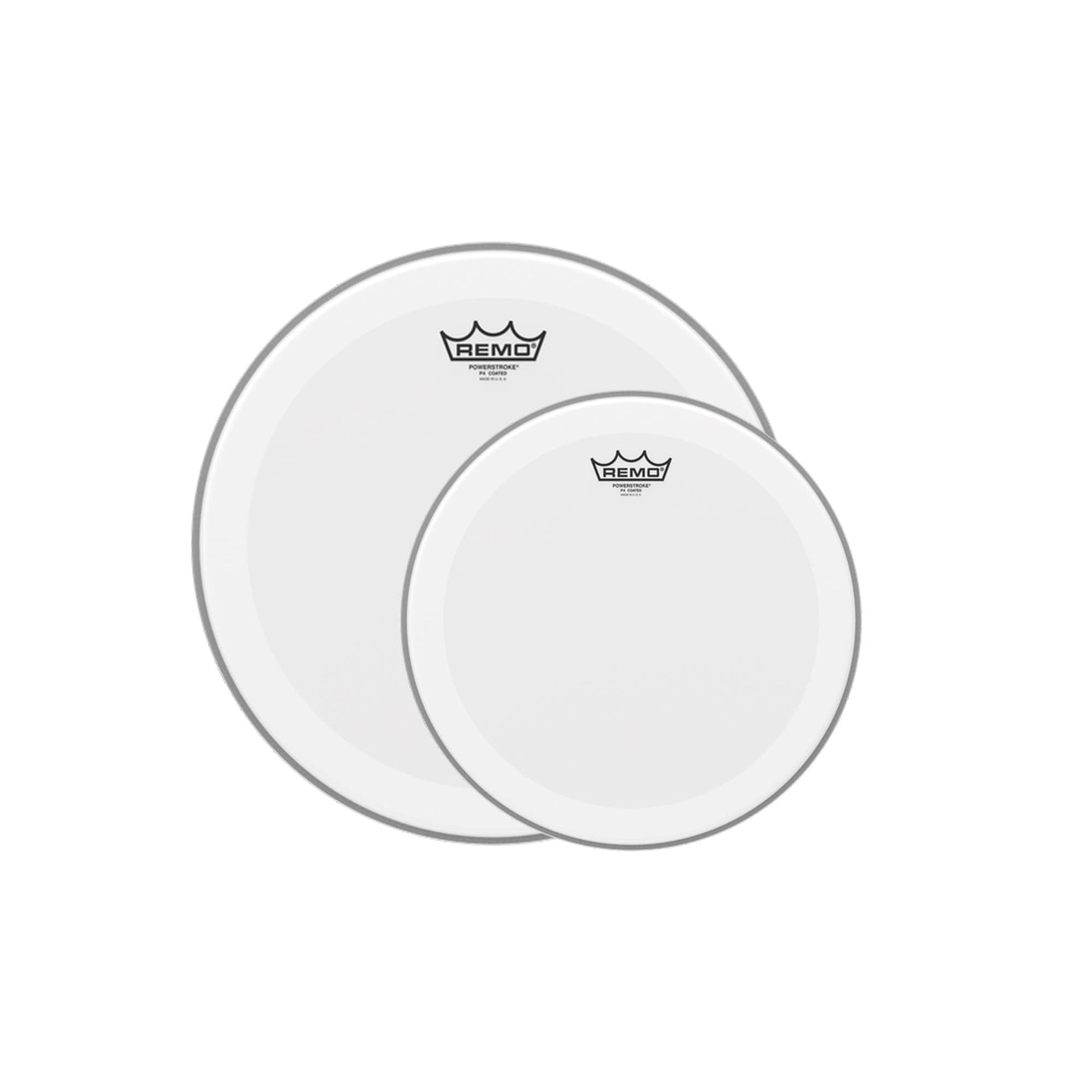 Remo 12/16" Powerstroke 4 Coated Drumhead (2 Pack Bundle) Drums and Percussion / Parts and Accessories / Heads