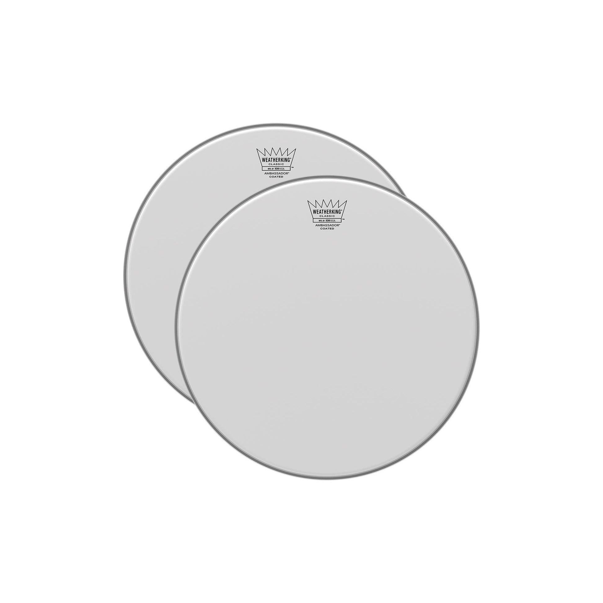 Remo 12" Ambassador Classic Coated Drumhead (2 Pack Bundle) Drums and Percussion / Parts and Accessories / Heads