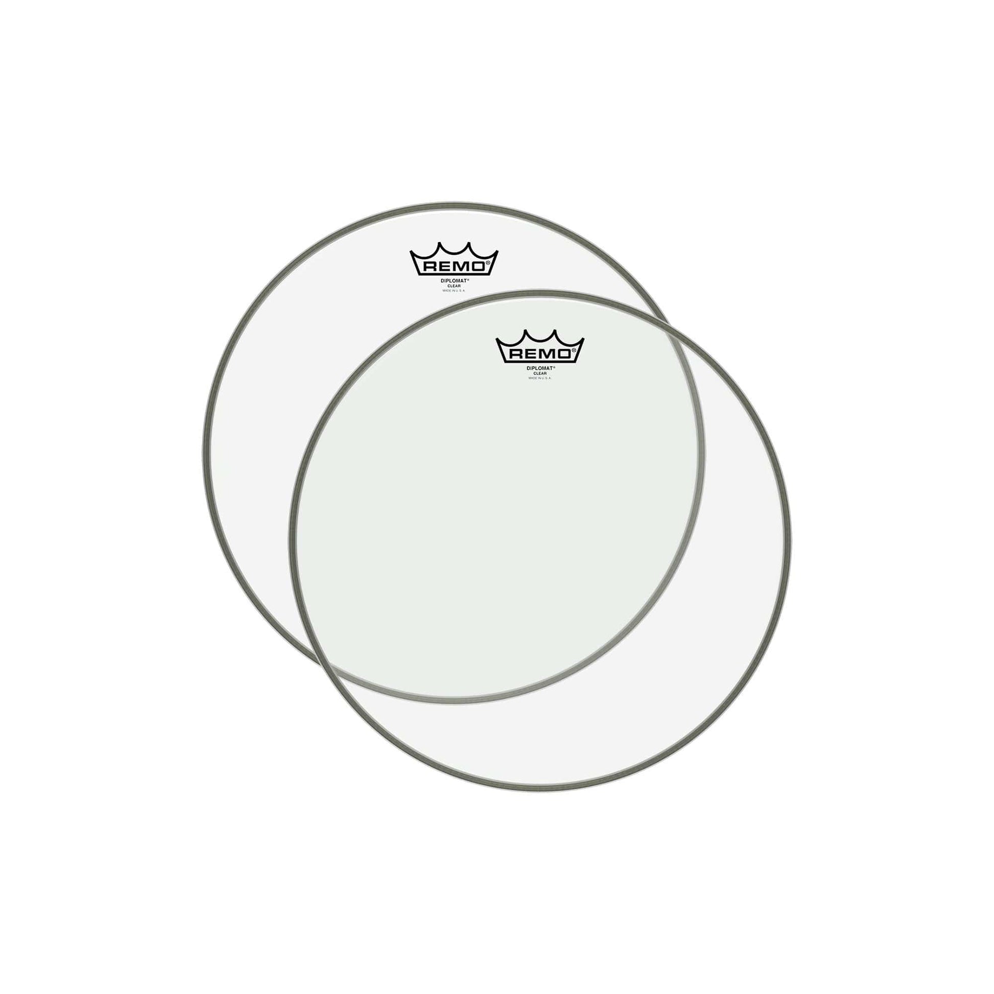 Remo 12" Diplomat Clear Drumhead (2 Pack Bundle) Drums and Percussion / Parts and Accessories / Heads