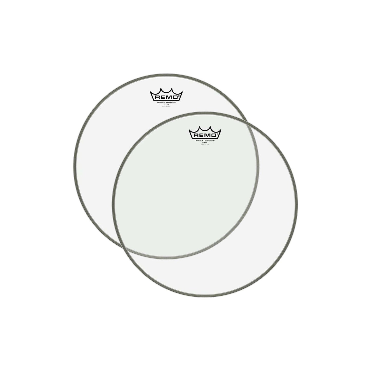 Remo 12" Emperor Vintage Clear Drumhead (2 Pack Bundle) Drums and Percussion / Parts and Accessories / Heads