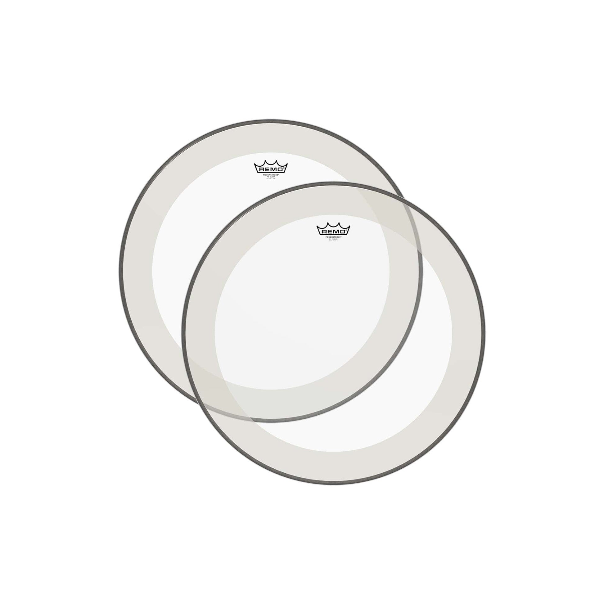 Remo 12" Powerstroke P4 Clear Drumhead (2 Pack Bundle) Drums and Percussion / Parts and Accessories / Heads