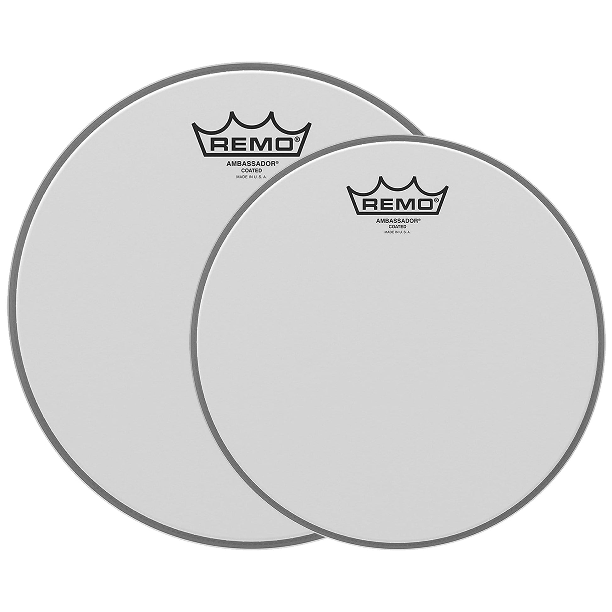 Remo 13/16" Ambassador Coated Drumhead (2 Pack Bundle) Drums and Percussion / Parts and Accessories / Heads