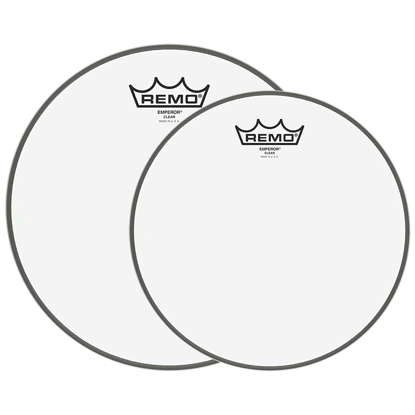 Remo 13/16" Emperor Clear Drumhead (2 Pack Bundle) Drums and Percussion / Parts and Accessories / Heads