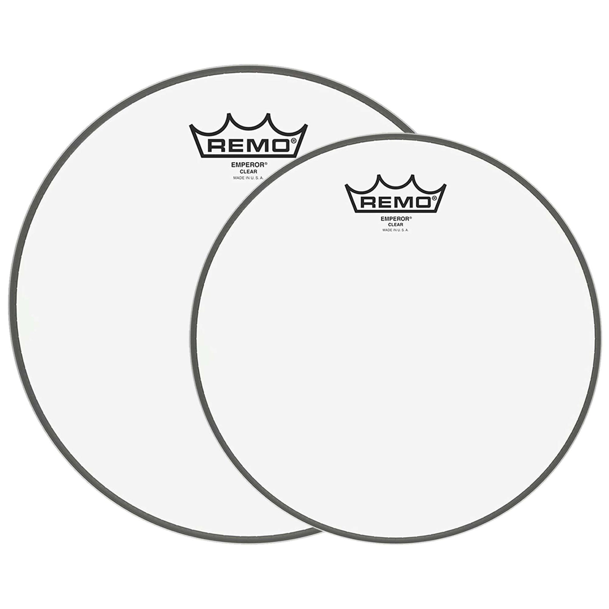 Remo 13/16" Emperor Clear Drumhead (2 Pack Bundle) Drums and Percussion / Parts and Accessories / Heads