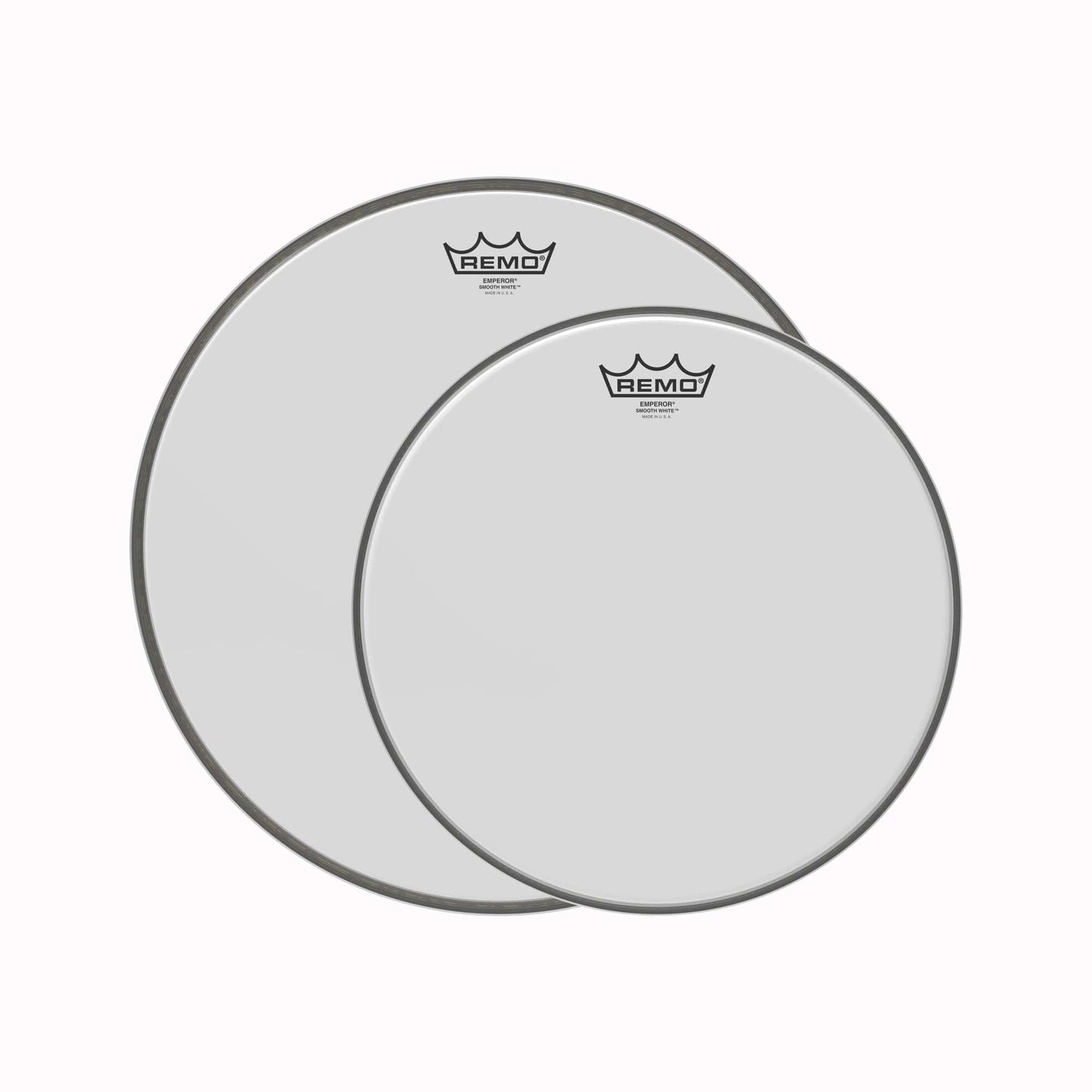 Remo 13/16" Emperor Smooth White Drumhead (2 Pack Bundle) Drums and Percussion / Parts and Accessories / Heads