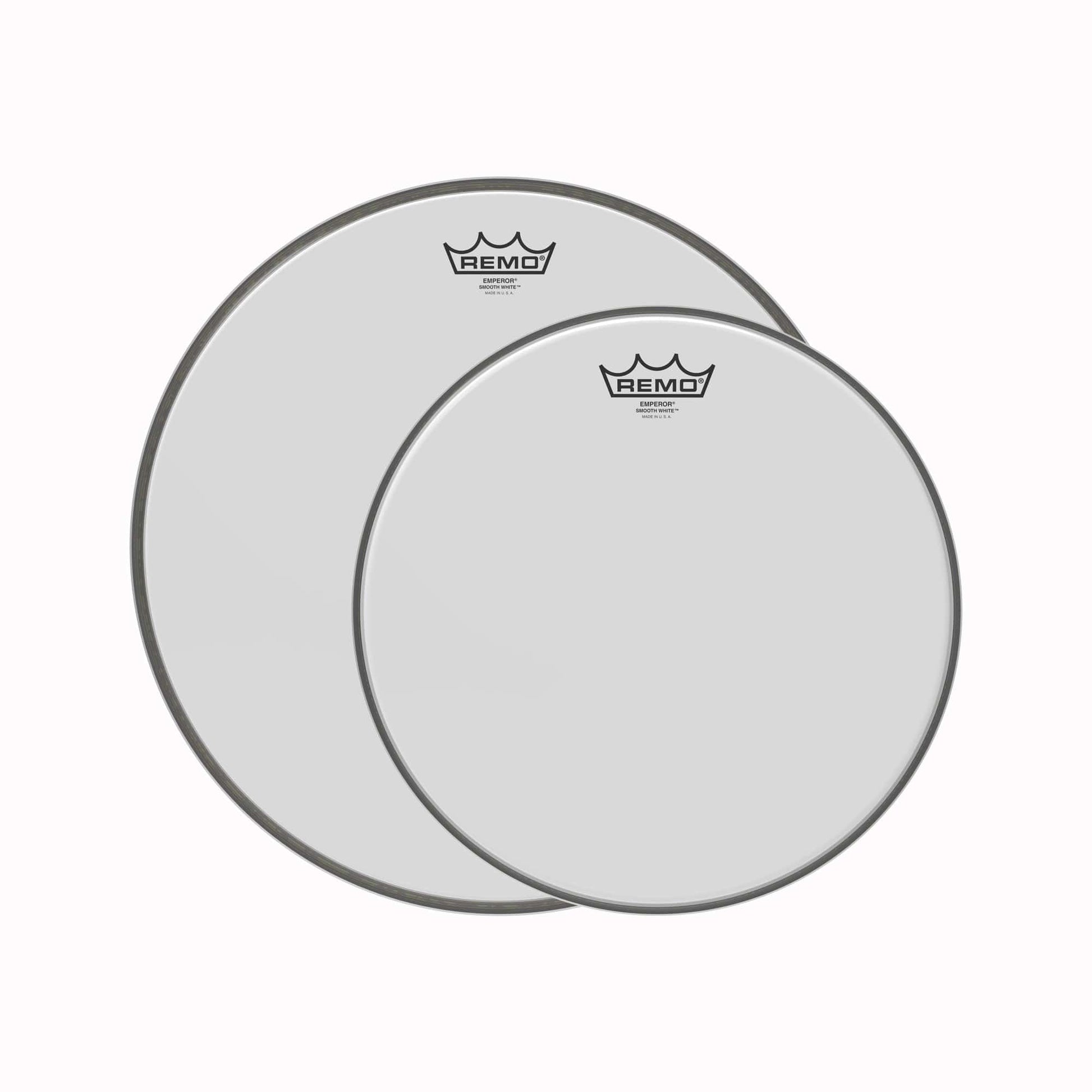 Remo 13/16" Emperor Smooth White Drumhead (2 Pack Bundle) Drums and Percussion / Parts and Accessories / Heads