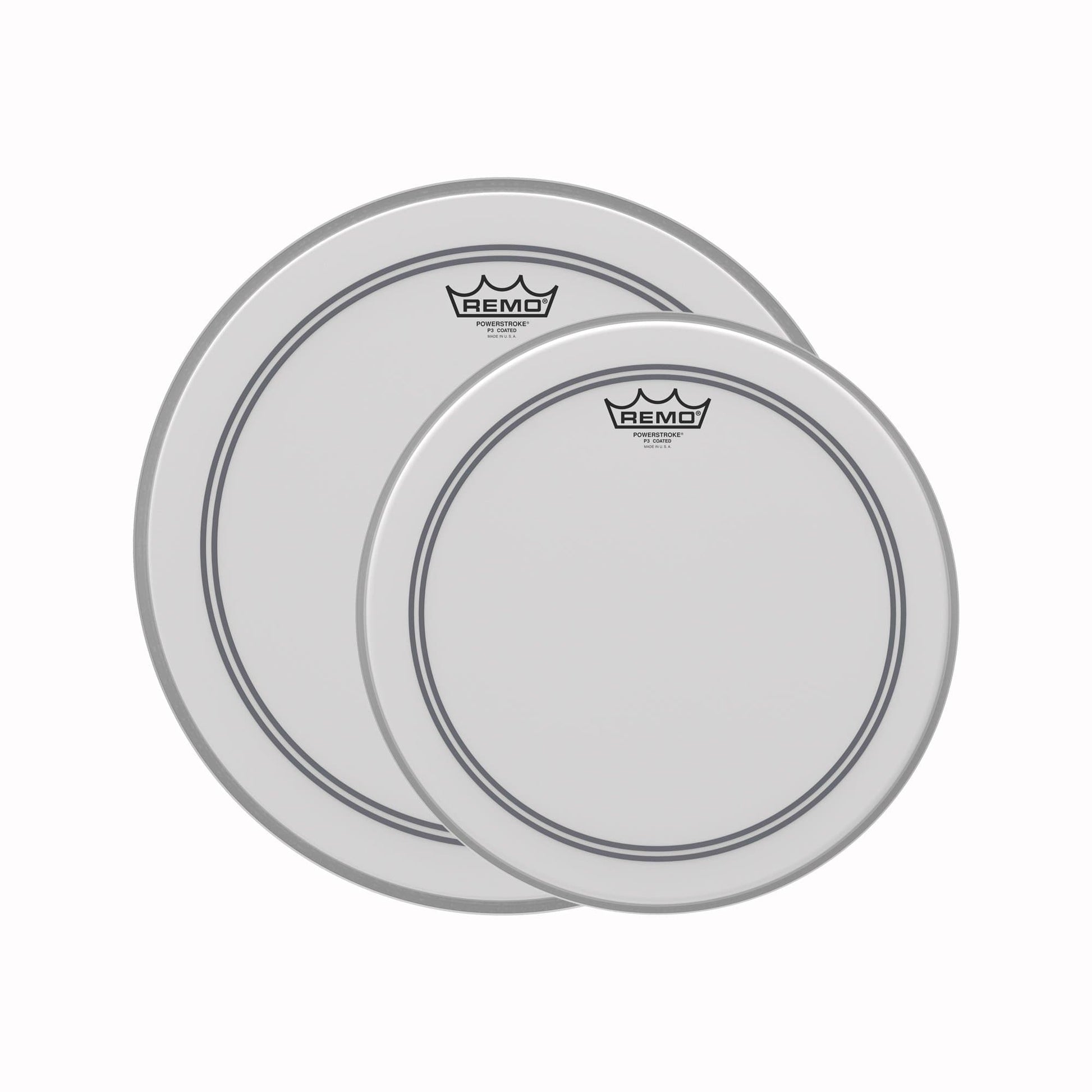 Remo 13/16" Powerstroke 3 Coated Drumhead (2 Pack Bundle) Drums and Percussion / Parts and Accessories / Heads