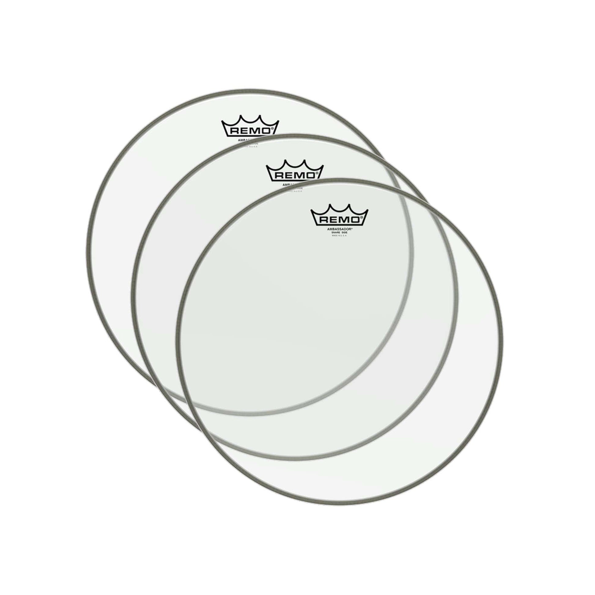 Remo 13" Ambassador Hazy Snare Side Drumhead (3 Pack Bundle) Drums and Percussion / Parts and Accessories / Heads