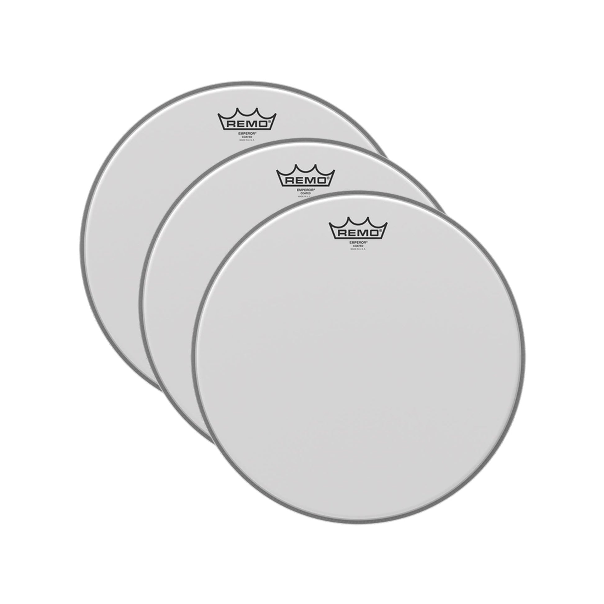 Remo 13" Emperor Coated Drumhead (3 Pack Bundle) Drums and Percussion / Parts and Accessories / Heads