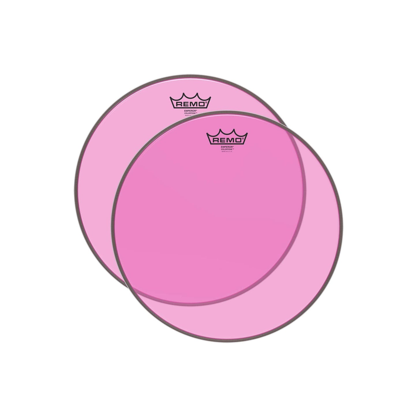 Remo 13" Emperor Colortone Pink Drumhead (2 Pack Bundle) Drums and Percussion / Parts and Accessories / Heads