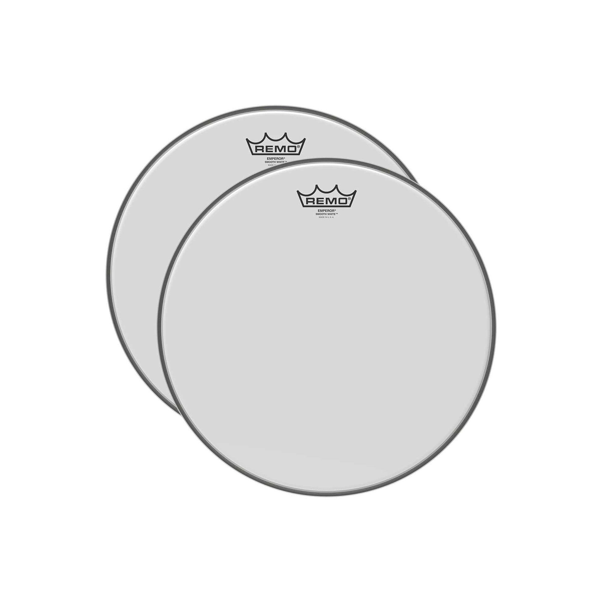 Remo 13" Emperor Smooth White Drumhead (2 Pack Bundle) Drums and Percussion / Parts and Accessories / Heads