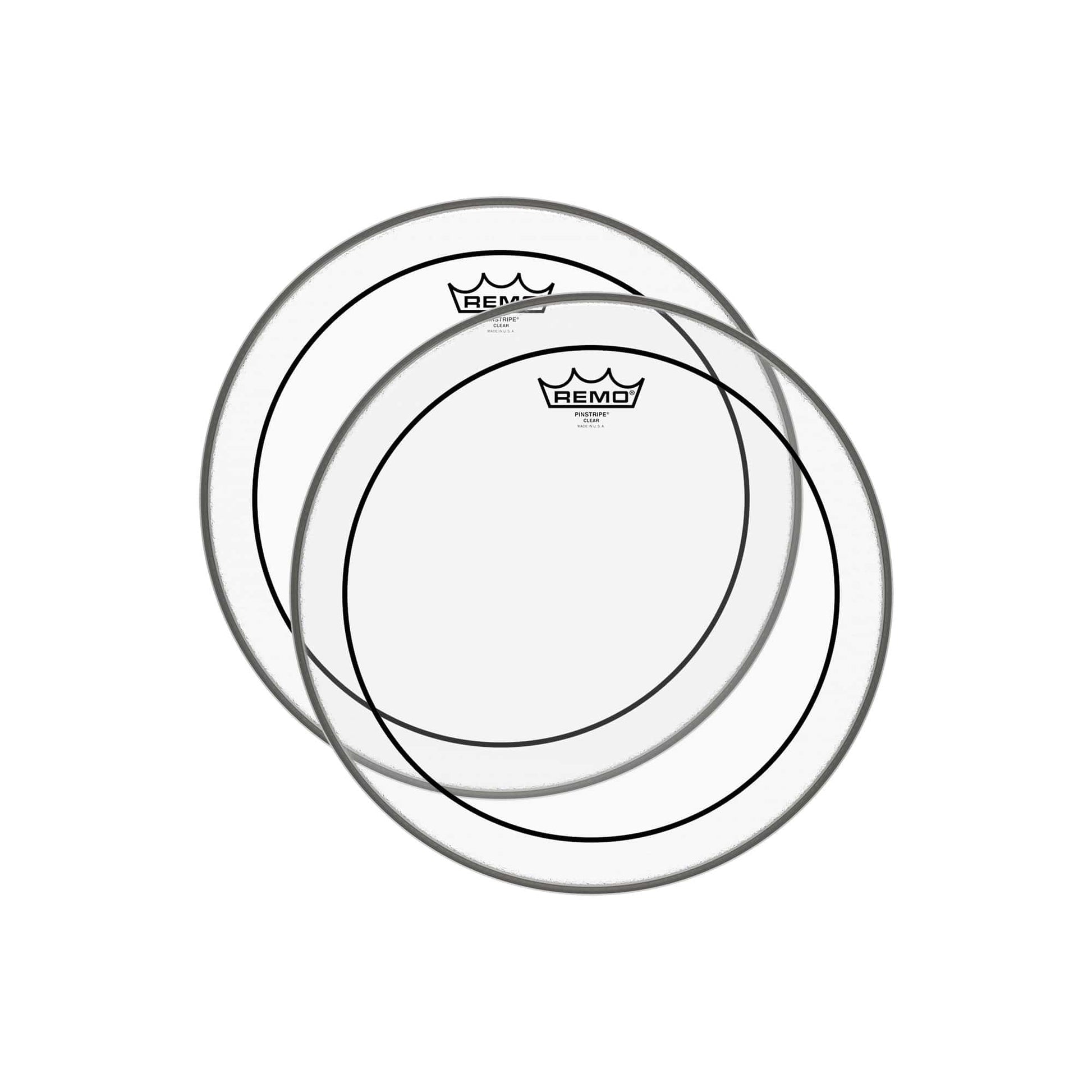 Remo 13" Pinstripe Clear Drumhead (2 Pack Bundle) Drums and Percussion / Parts and Accessories / Heads
