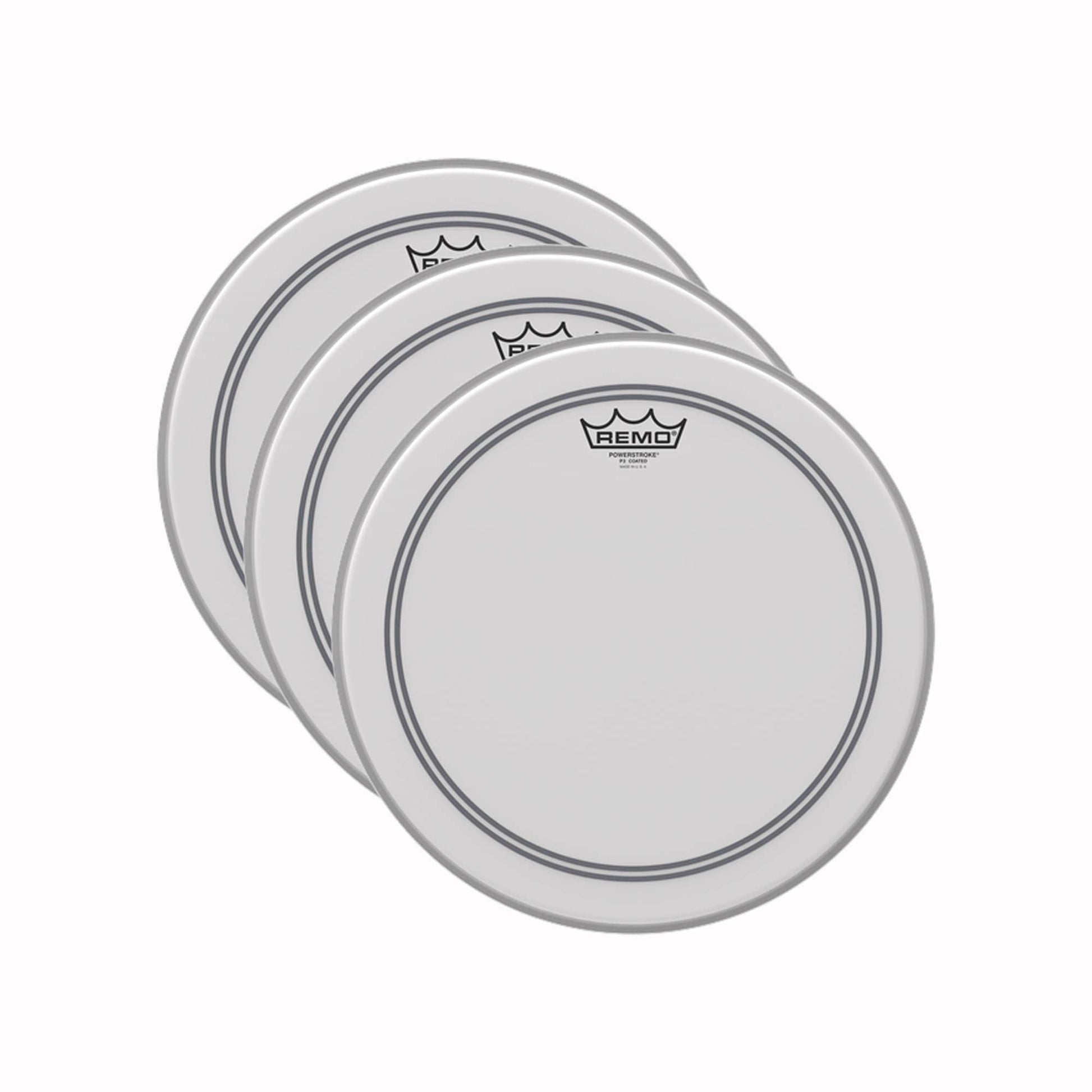 Remo 13" Powerstroke 3 Coated Drumhead (3 Pack Bundle) Drums and Percussion / Parts and Accessories / Heads