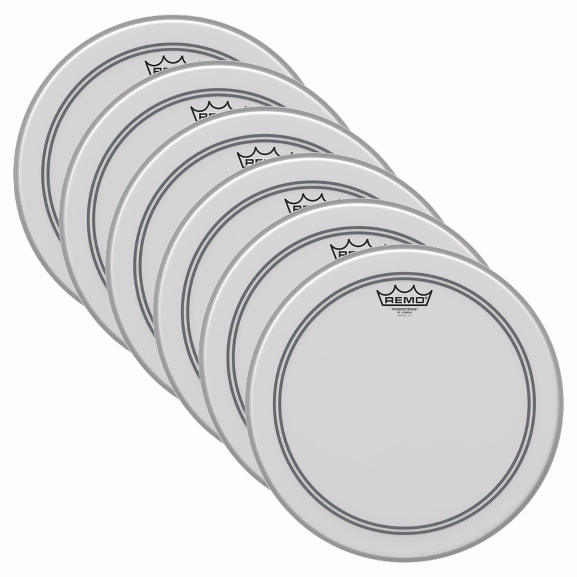 Remo 13" Powerstroke 3 Coated Drumhead (5 Pack Bundle) Drums and Percussion / Parts and Accessories / Heads