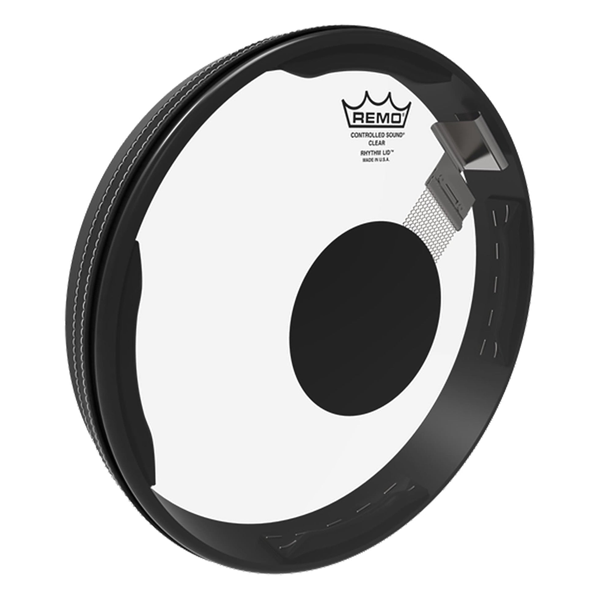 Remo 13" x 1.5" Drumhead Rhythm Lid Snare Kit Controlled Sound Clear Black Dot On Top Drums and Percussion / Parts and Accessories / Heads