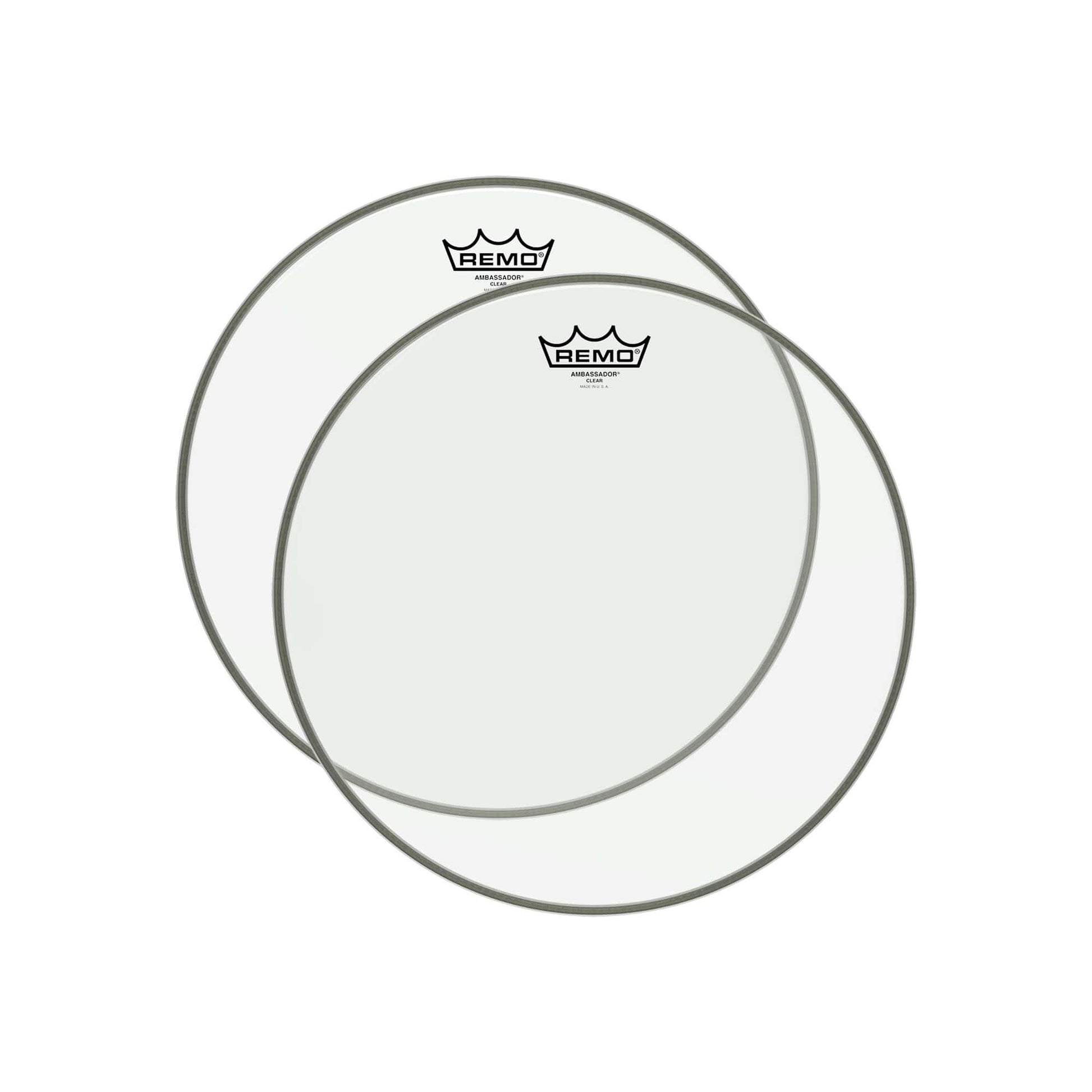 Remo 14" Ambassador Clear Drumhead (2 Pack Bundle) Drums and Percussion / Parts and Accessories / Heads