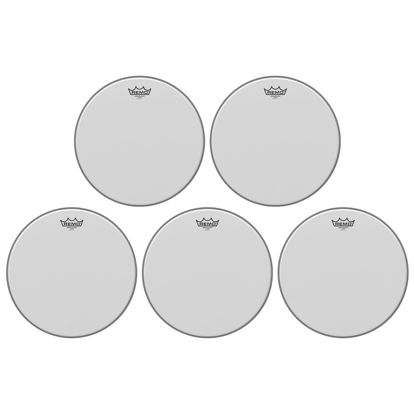 Remo 14" Ambassador Coated Drumhead (5 Pack Bundle) Drums and Percussion / Parts and Accessories / Heads