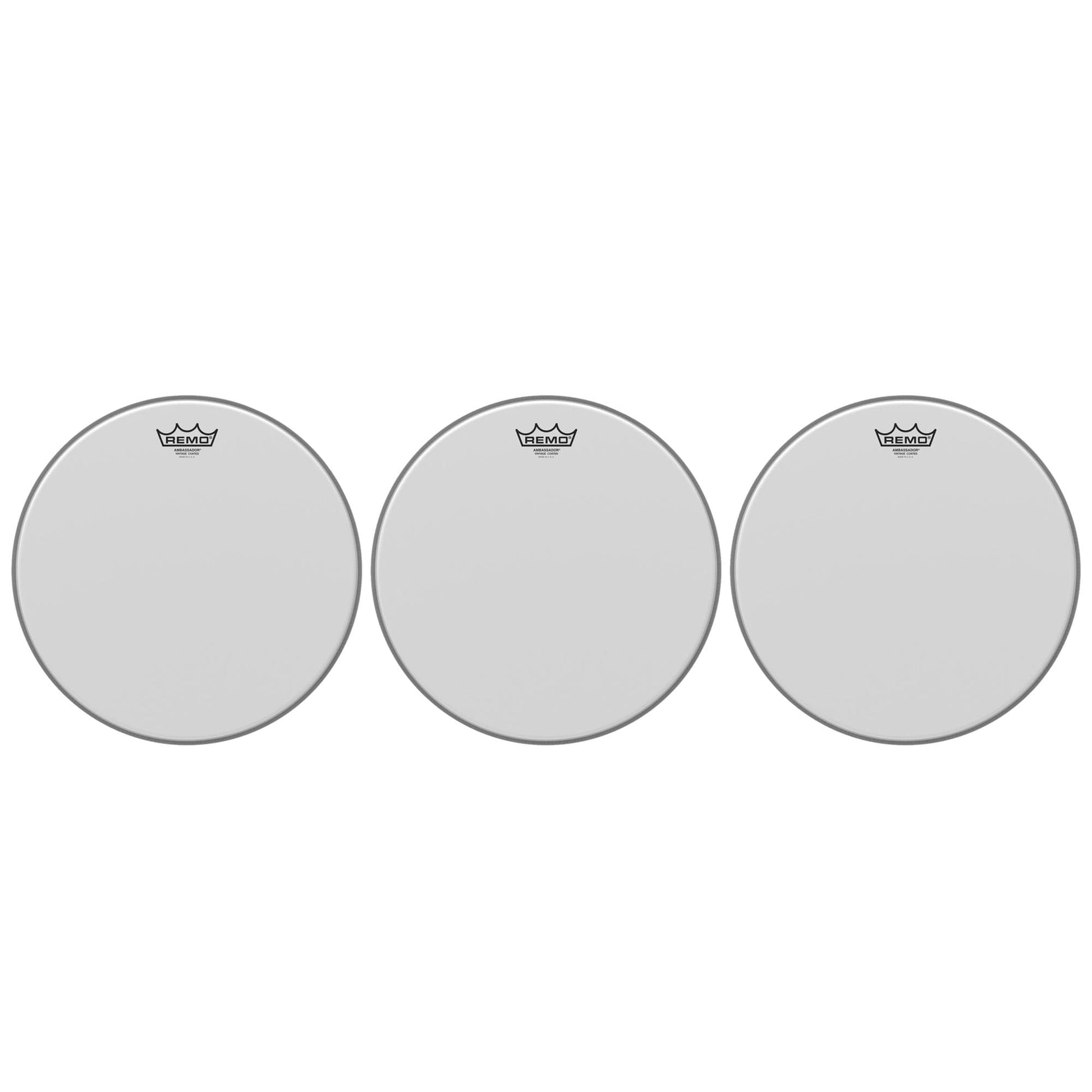 Remo 14" Ambassador Vintage Coated Drumhead (3 Pack Bundle) Drums and Percussion / Parts and Accessories / Heads