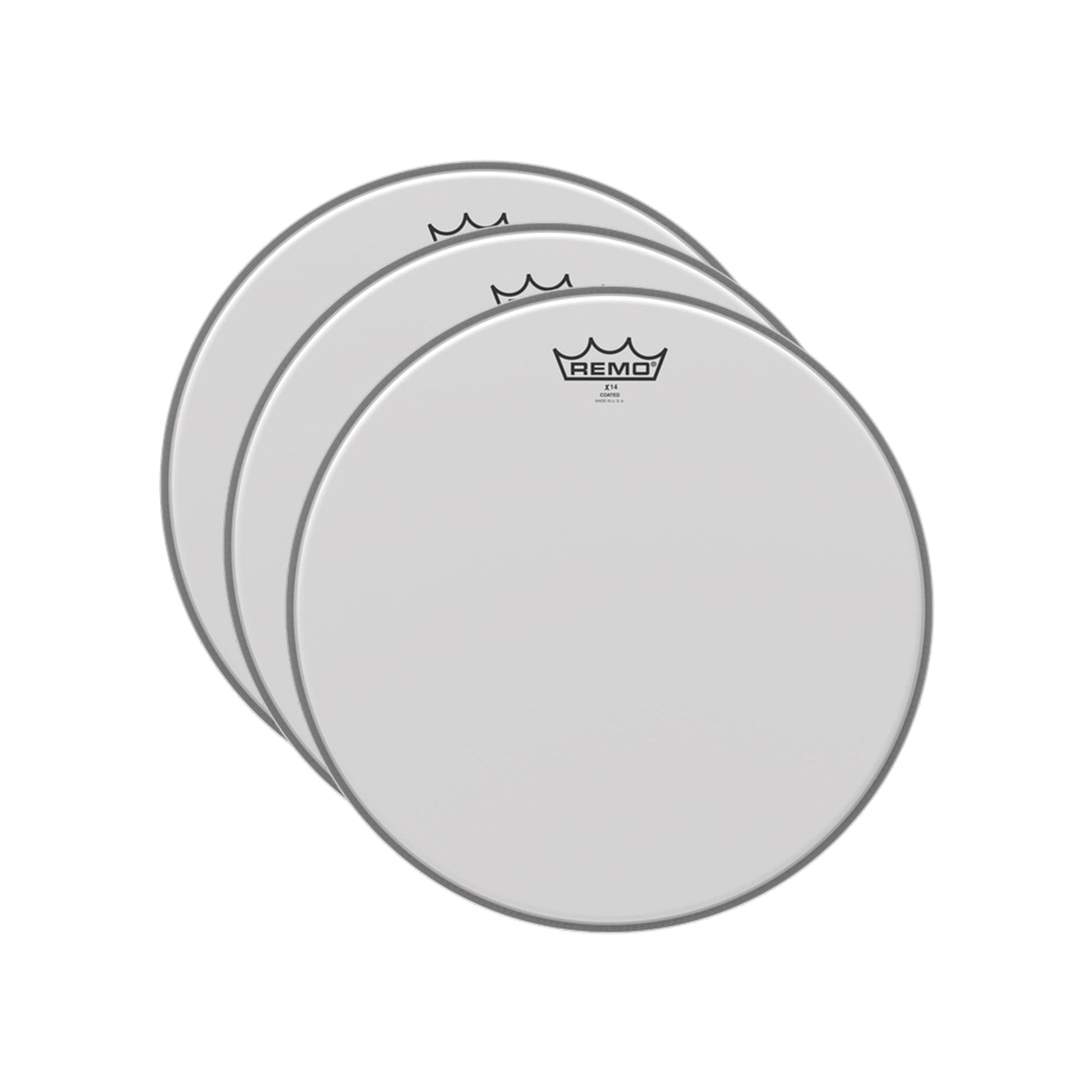 Remo 14" Ambassador X14 Coated Drumhead (3 Pack Bundle) Drums and Percussion / Parts and Accessories / Heads