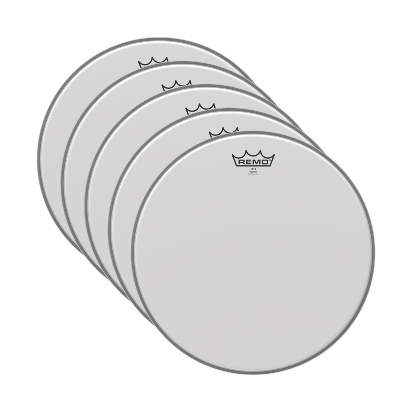 Remo 14" Ambassador X14 Coated Drumhead (5 Pack Bundle) Drums and Percussion / Parts and Accessories / Heads