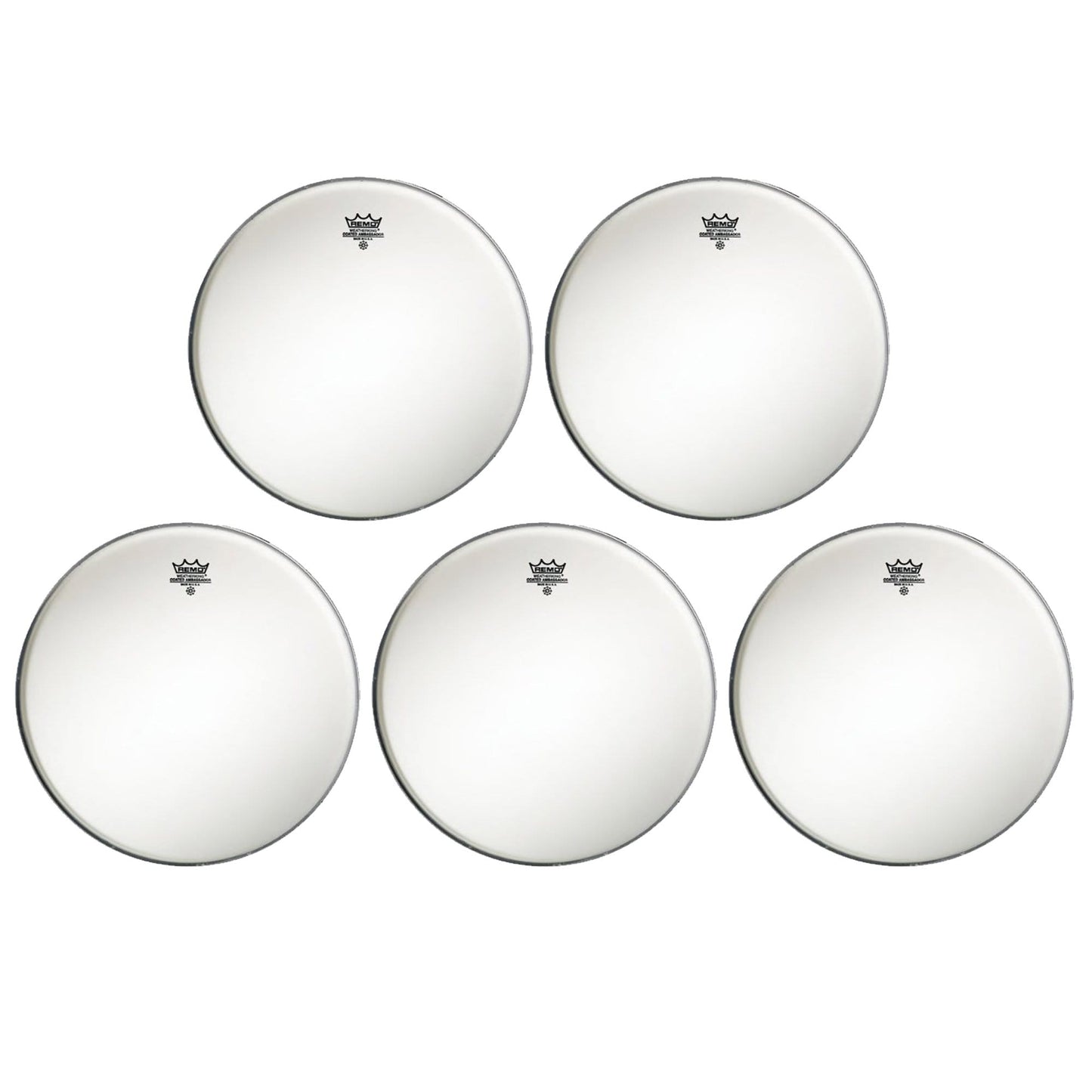 Remo 14" Emperor Coated Drumhead (5 Pack Bundle) Drums and Percussion / Parts and Accessories / Heads
