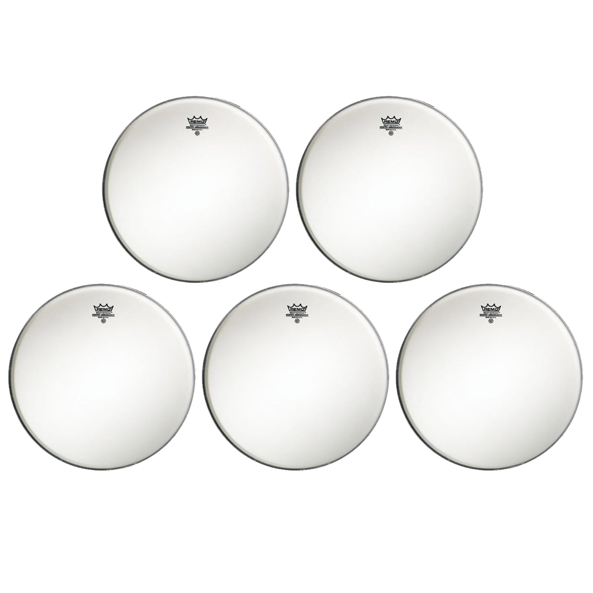 Remo 14" Emperor Coated Drumhead (5 Pack Bundle) Drums and Percussion / Parts and Accessories / Heads