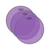 Remo 14" Emperor Colortone Purple Drumhead (3 Pack Bundle) Drums and Percussion / Parts and Accessories / Heads